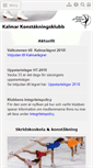 Mobile Screenshot of kalmarkonstakning.com